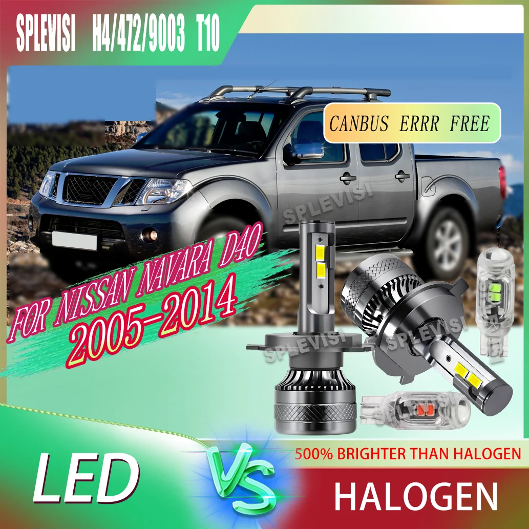 

easy DIY installation LED Bulb quick start technology For Nissan Navara D40 2005 2006 2007 2008 2009 2010 2011 2012 2013 2014