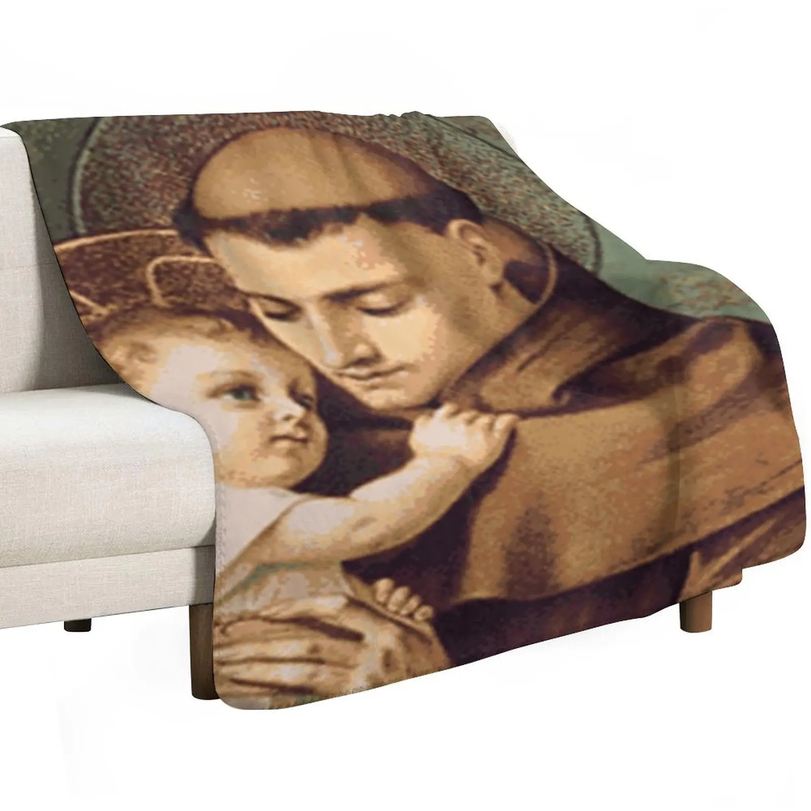 St Anthony of Padua Throw Blanket manga warm winter for babies Plaid Soft Big Bed covers Blankets