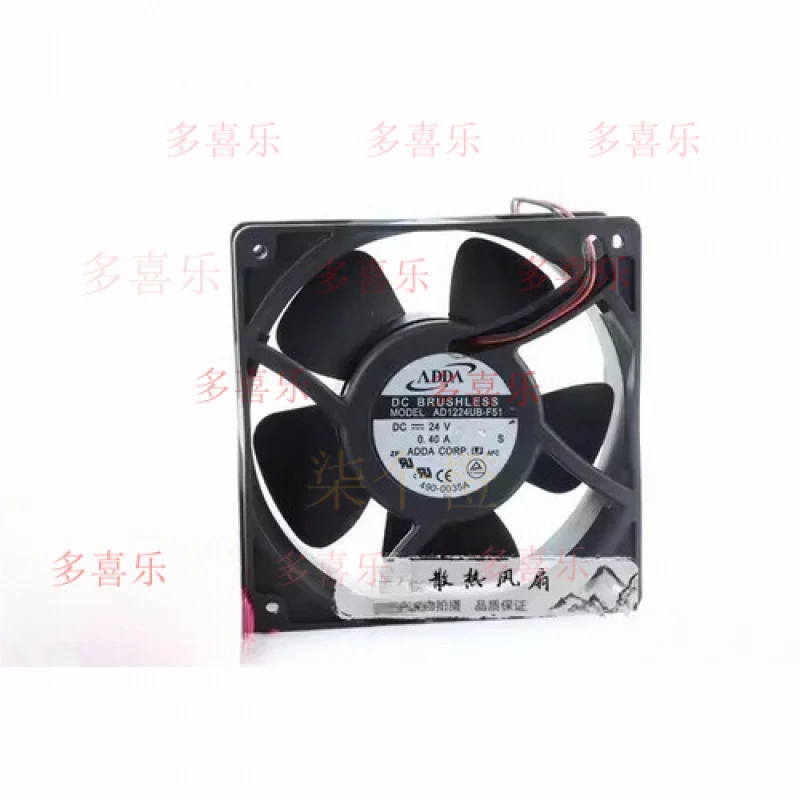 

EE for ADDA AD1224UB-F51 12038 DC24V 0.40A 12CM 2-wire Inverter Cooling Fan