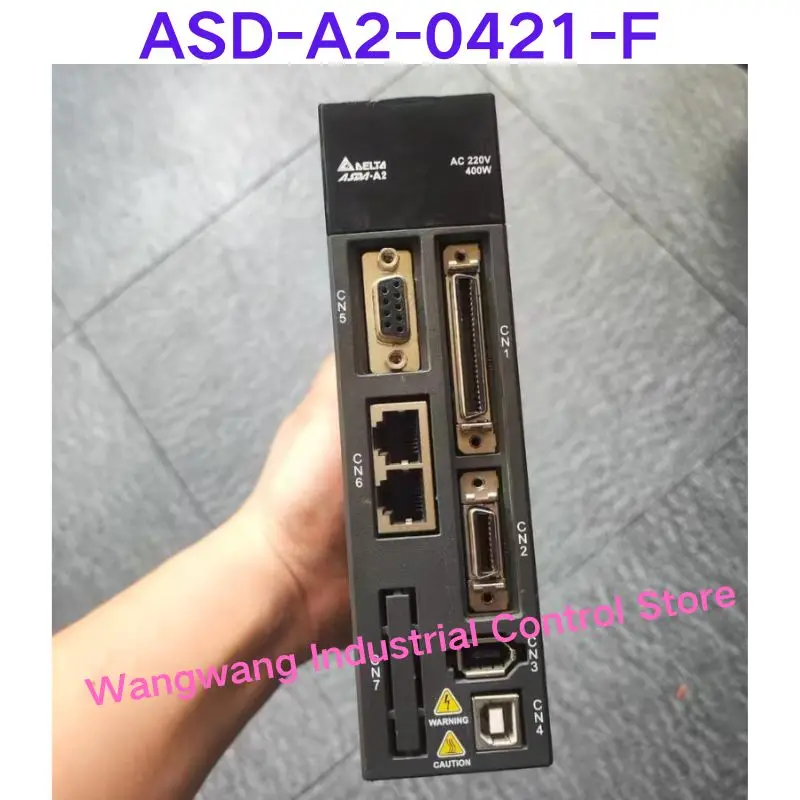 

Second-hand test OK Servo Drive ASD-A2-0421-F, 400W