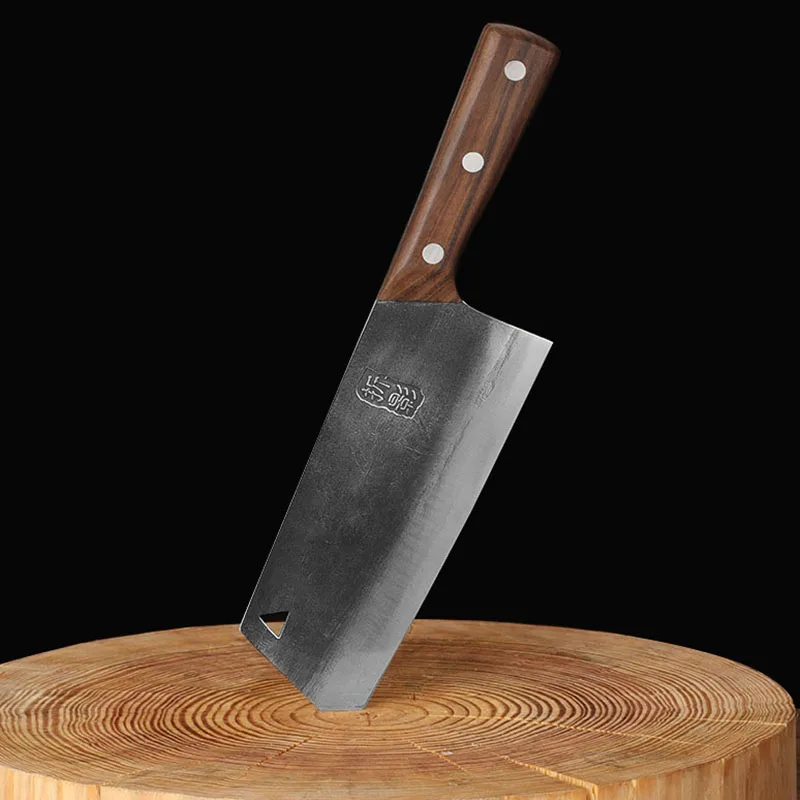 

Longquan Kitchen Knives Sharp Chefs Cleaver Slicing Handmade Forged Knife For Cutting Vegetables Meat Cooking Tools Wood Handle