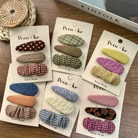 3Pcs/Set Women Girls Fashion Coffee Color Geometric Stars Ornament Hair Snap Clips Adult Sweet Hairpins Female Hair Accessories