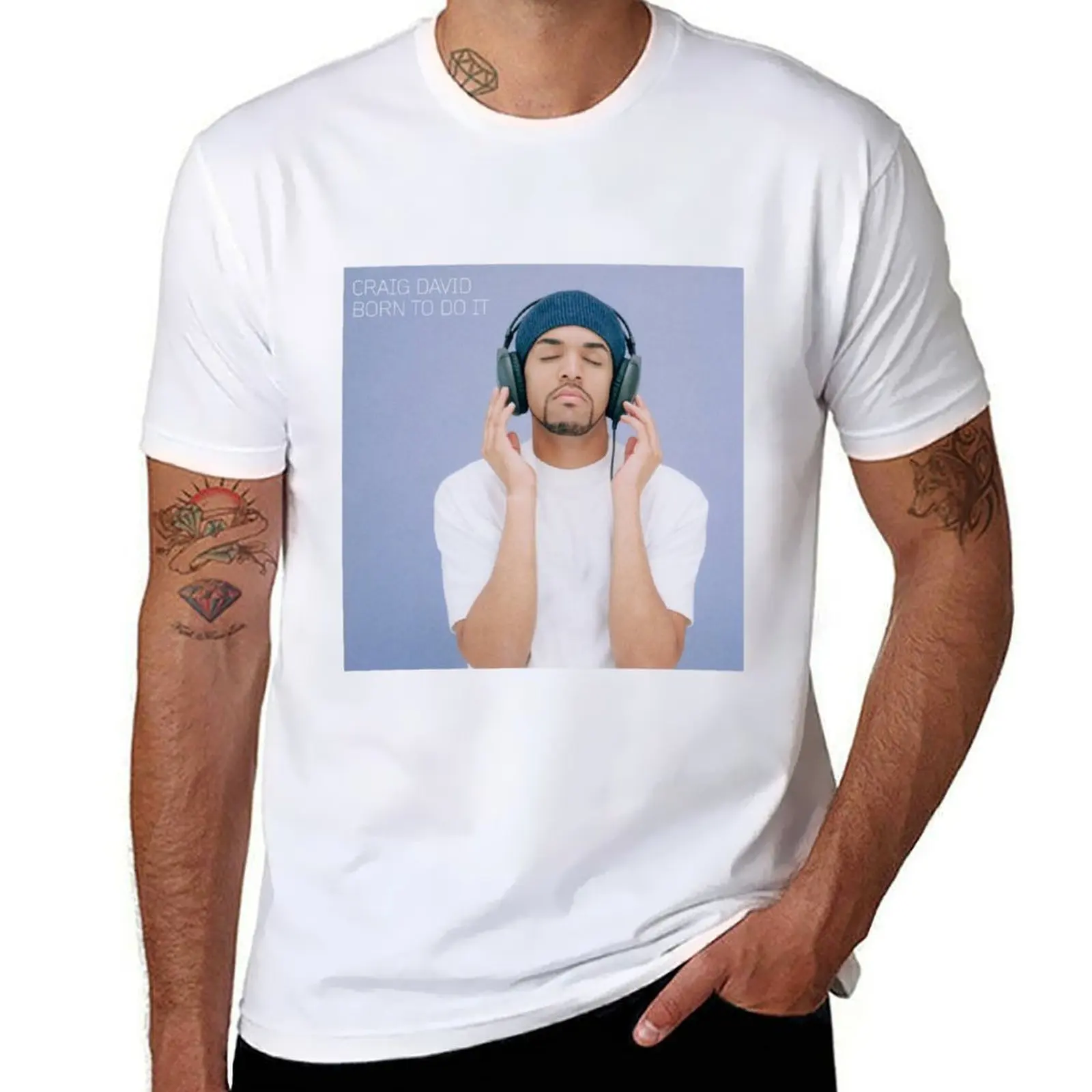 

Craig David born to do it (2) T-Shirt t shirt man plain t shirts for man cotton man t shirt cotton high quality T-Shirt
