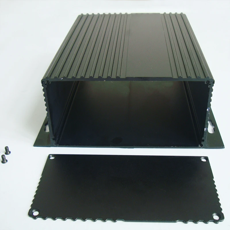 118 * 61 aluminum alloy casing power supply box, high-quality processing power amplifier box, control instrument 8225