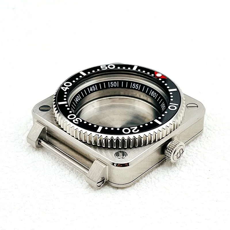 스퀘어 시계 케이스, 다이빙 시계 케이스, 자동 무브먼트, 28.5mm 다이얼, SKX007, NH35, NH36, 7S26 에 적합