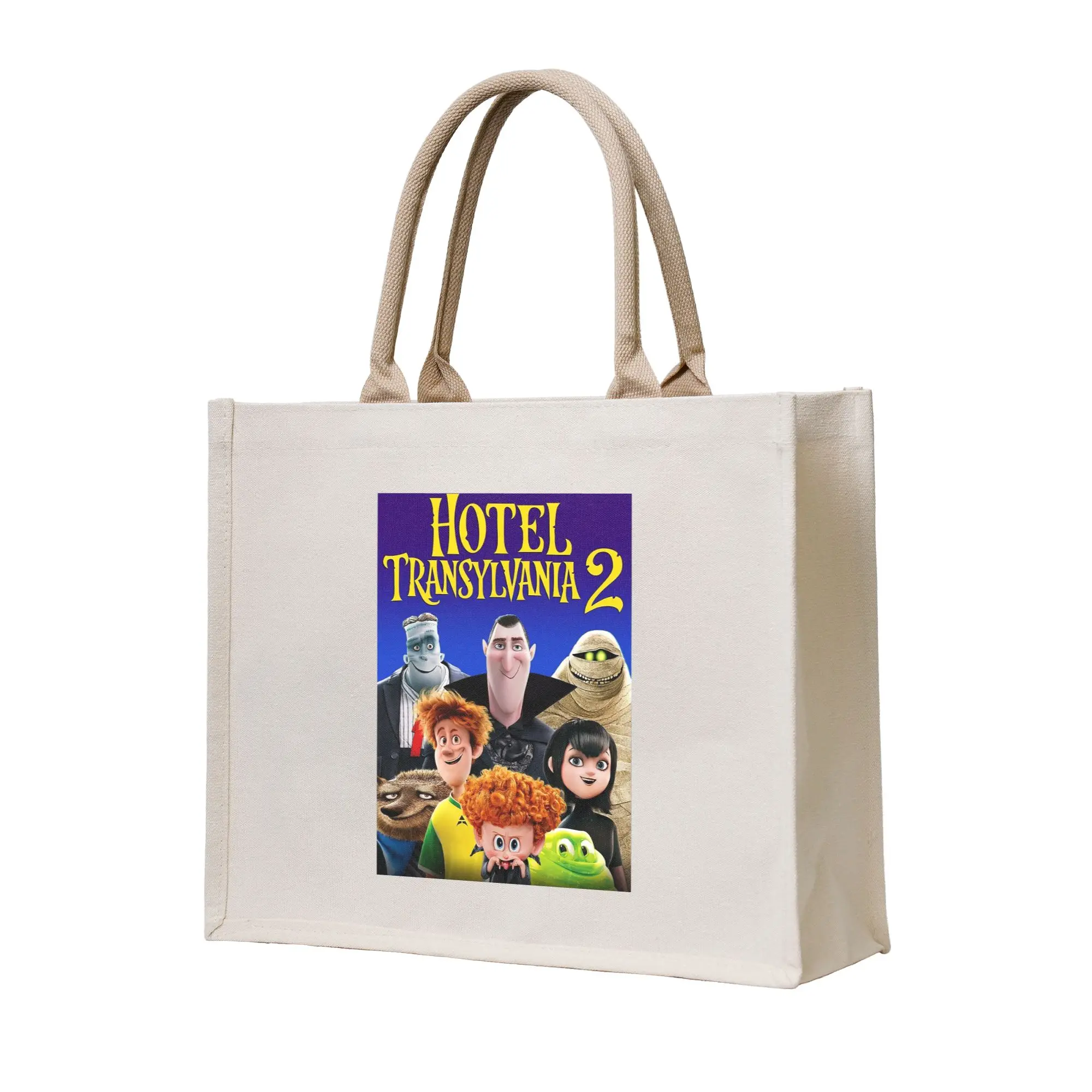 

Сумки для покупок Hotel Transylvania, холщовая складная сумка-тоут для девочек, дорожная сумка через плечо