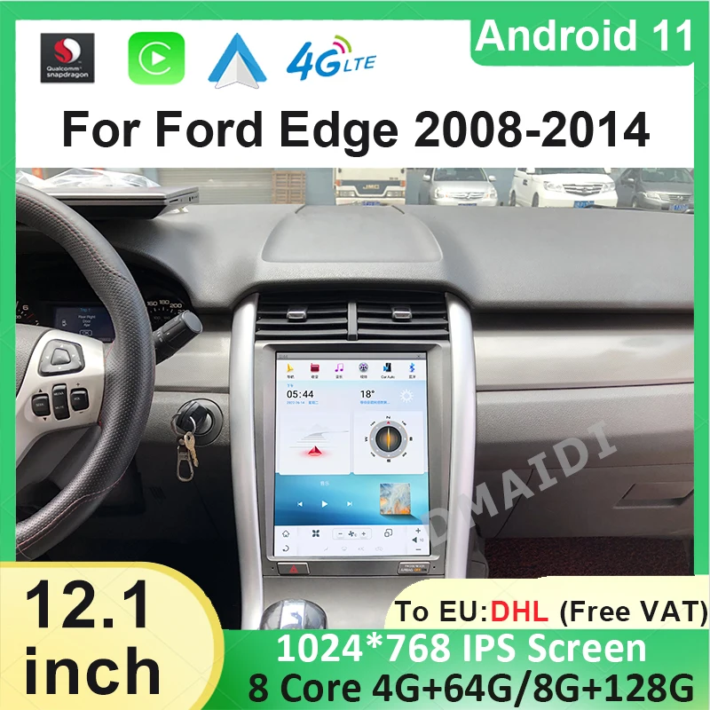 

Android 11 Qualcomm GPS Navigation Vertical Screen For Ford Edge 2008-2014 Car Multimidia Video Player Wireless Carplay Auto