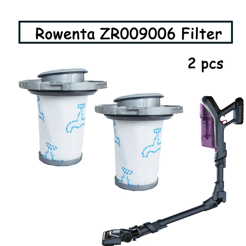 Hepa Filter ZR009006 for Rowenta X-Force Flex 8.60 X-Pert 6.60 Cordless Vacuum Cleaner Replacement Accessories