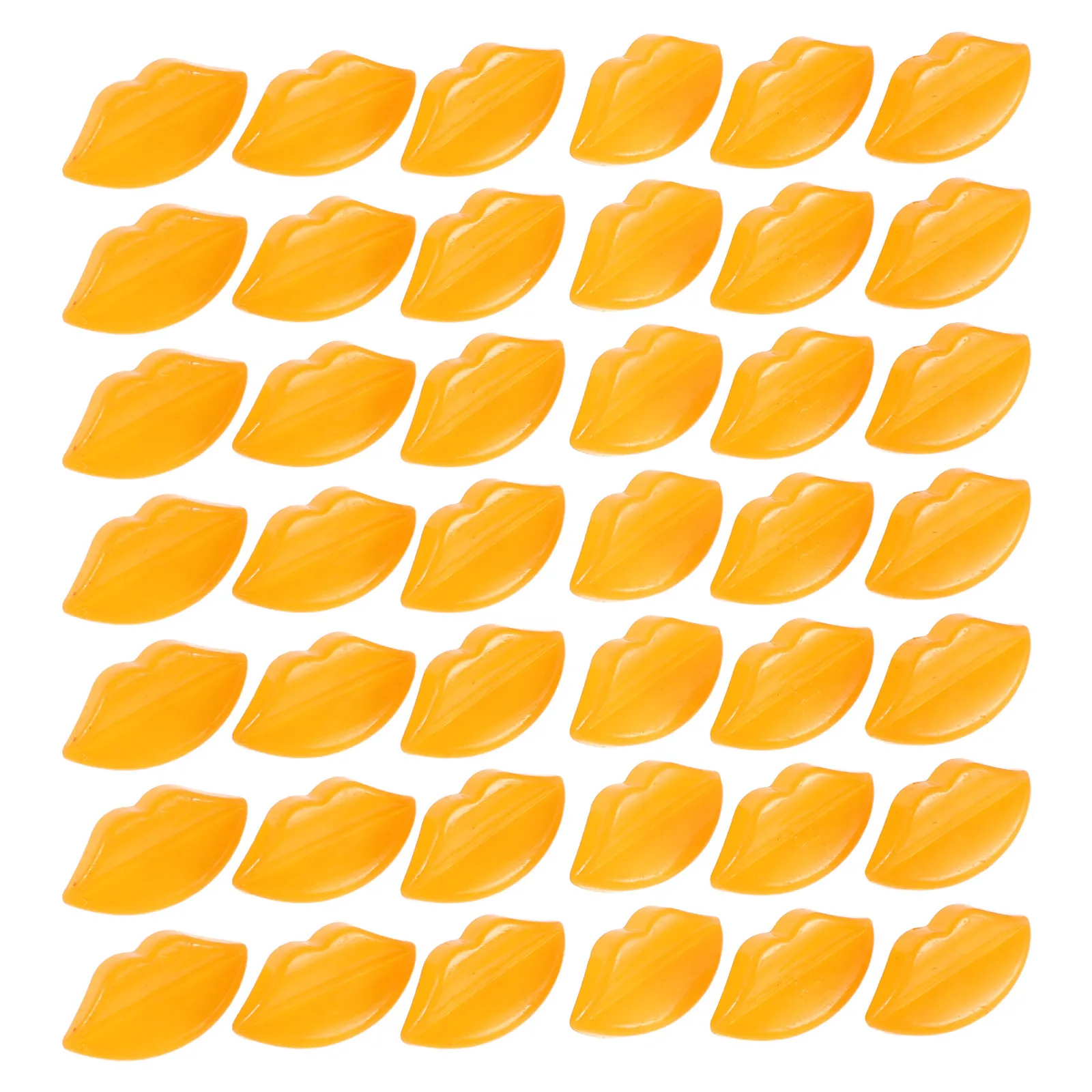 

100Pcs Plastic Mini Mouth Flatback Lip Replacement for Craft Crochet Animal Puppet Bear Making Mouth Parts Accessories