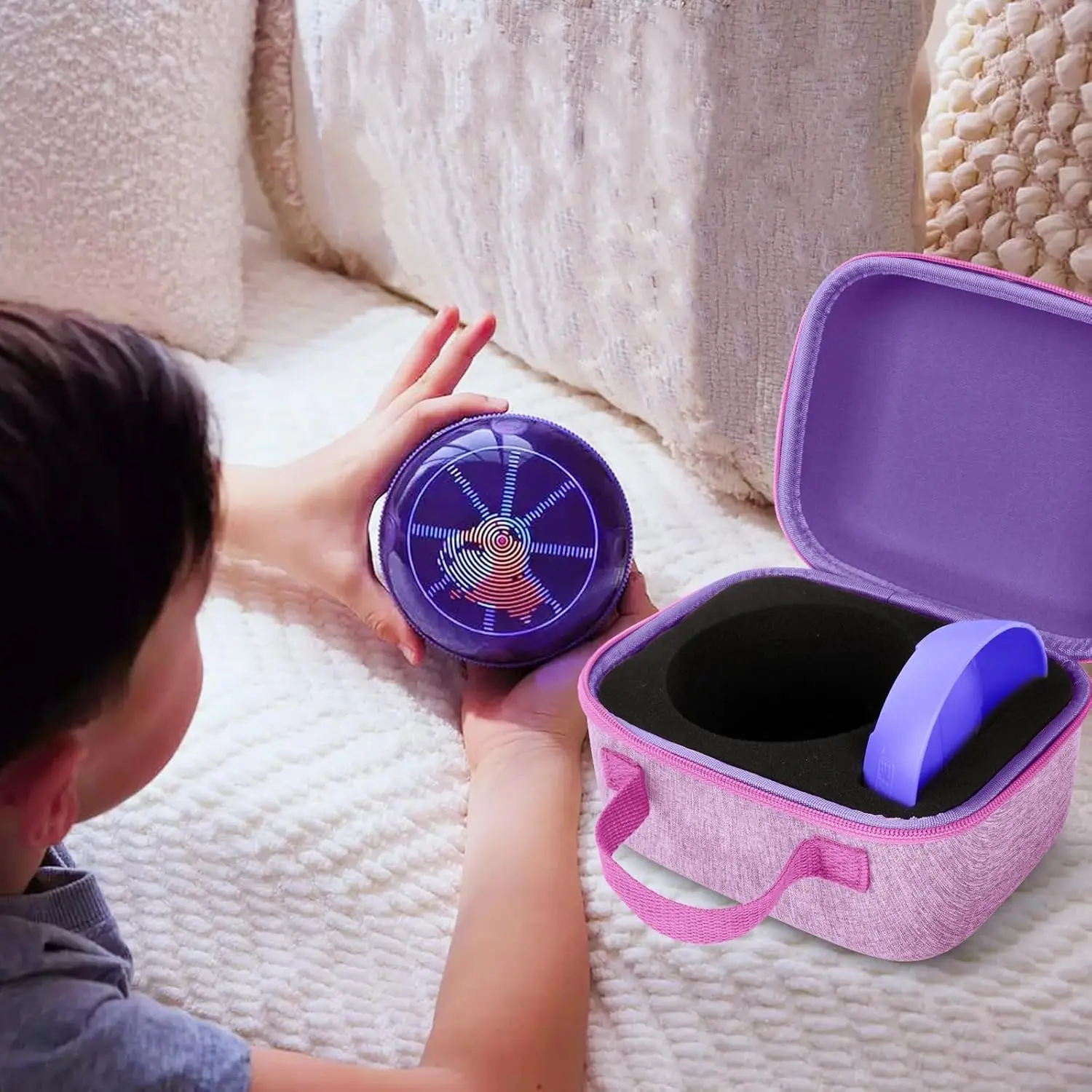 

Дорожный чехол для мяча для хомяка Bitzee, защитный чехол из пенопласта для виртуальной электронной цифровой сумки для домашних животных и док-станции