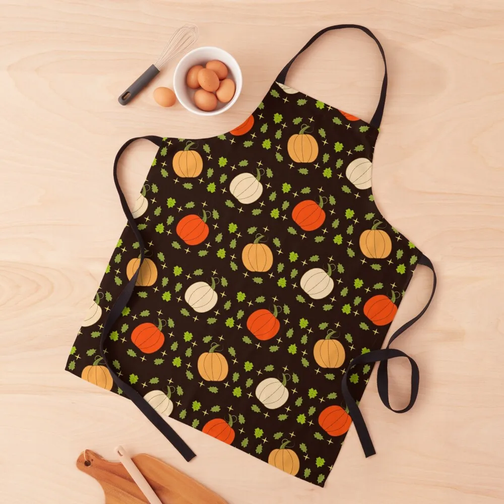 Pumpkin Patch Apron with pockets Restaurant Kitchen For Man Home Cleaning Apron