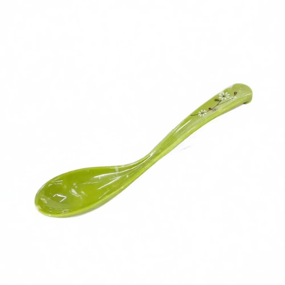 Professional Melamine Tableware Long Handle Scoop For Restaurant Hotel Buffet Heat Resistant Commercial Dining Spoon