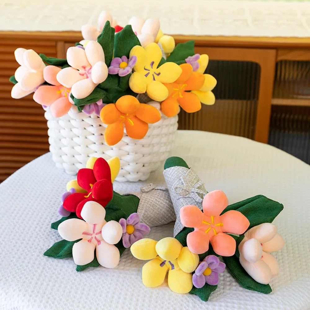 PP algodão mão segurando flores segurando flores engraçado tulipa vaso brinquedo de pelúcia flor ins suculenta plantas de pelúcia menina brinquedo presente