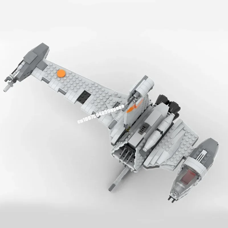 Baru 683 Buah Film Pertempuran Bintang Terkenal Moc75050 Model Tempur B-wing Diy Ide Kreatif Mainan Anak Hadiah Ulang Tahun Puzzle Kustom
