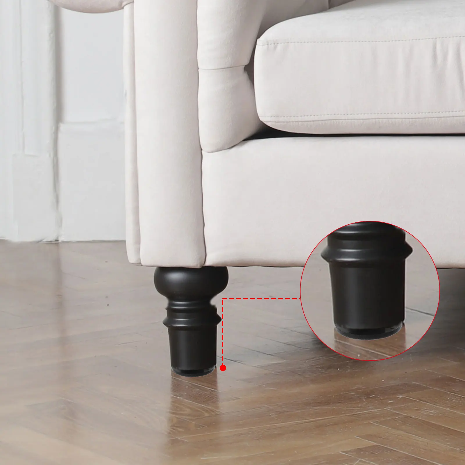 

100pcs rail Hole Cover End Chair End Caps Plastic For Holes Plastic Hole Plugs Chair Leg Caps Tubing Plug Cover Screw Plugs