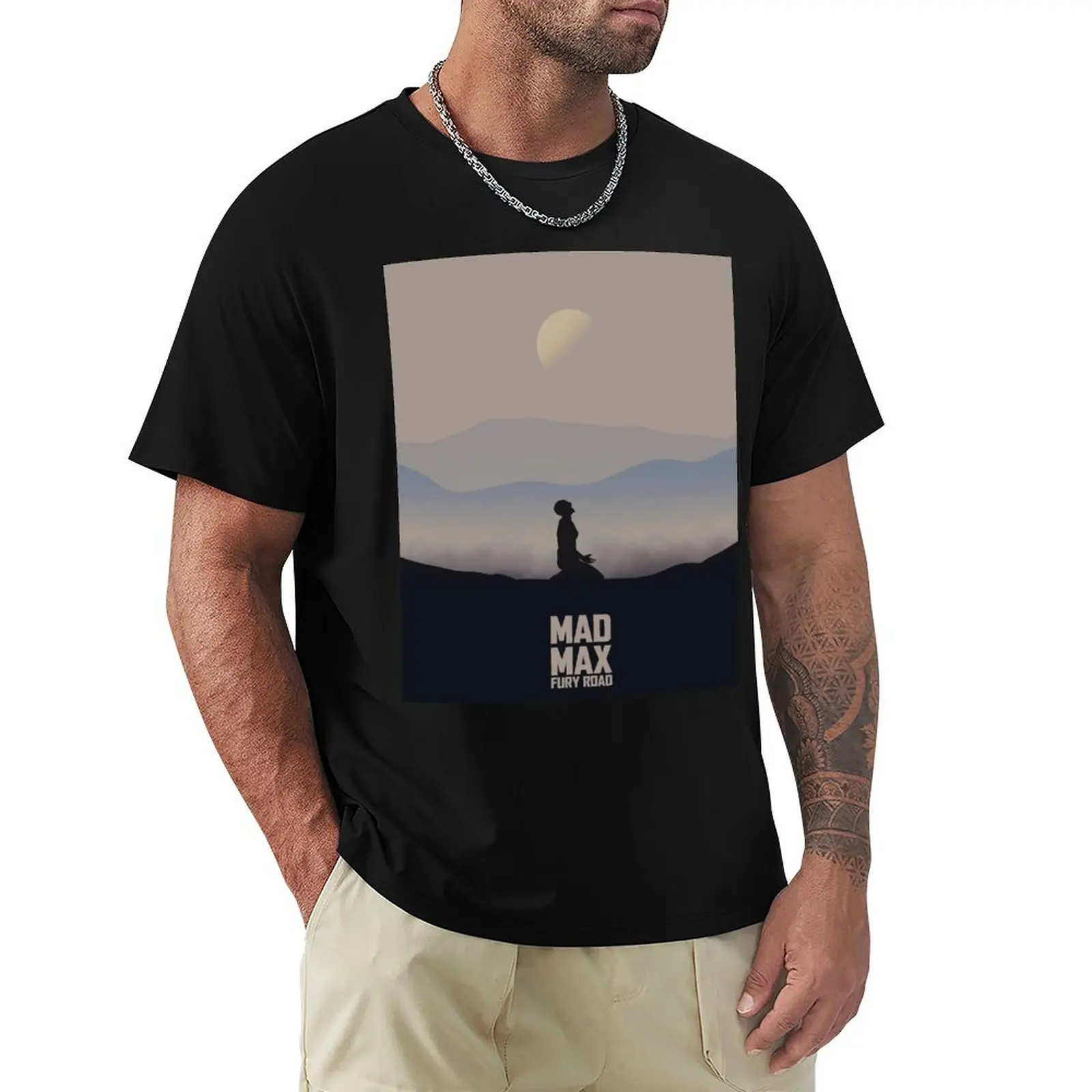 Mad Max Fury Road Minimalist Movie poster T-Shirt Street Art Print Tee Shirt