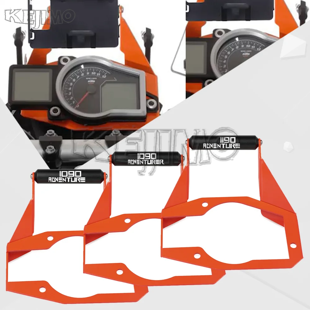 

For 1090 Adventure 1190 ADVENTURE R ADV Motorcycle Mobile Phone GPS Mounting Adapter Above Instruments Navigation Bracket Holder