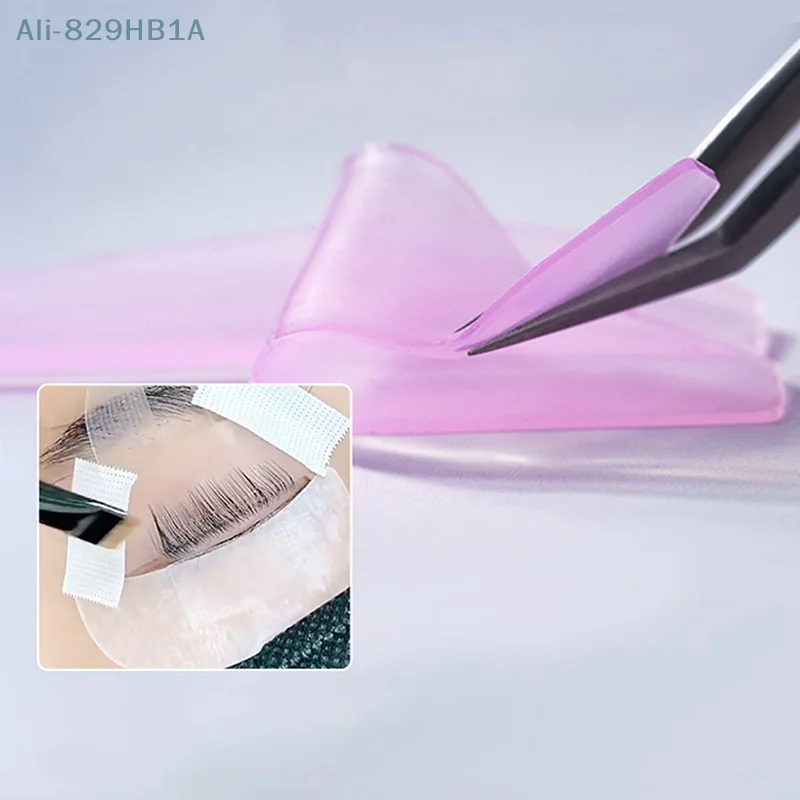 Coussinets permanents ultra fins en silicone, 1 paire, tiges de cils, bouclier, levage, recourbe-cils 3D, accessoires, applicateur, outil de maquillage