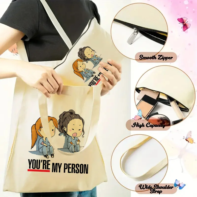 

Набор сумок с принтом «Серая анатомия», модная сумка через плечо для женщин, вместительная сумка для покупок с кошельком для монет, подарок для женщин