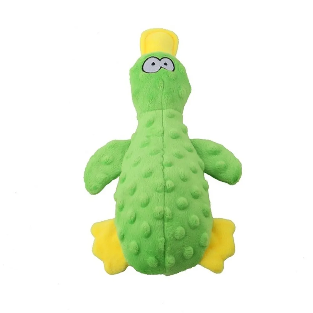 

Interactive Calming Duck Dog Toy Soft Squeaker Inside Durable Dog Toy Chew Rope Cleaning Tooth Duck Sound Toy for Cats And Dogs