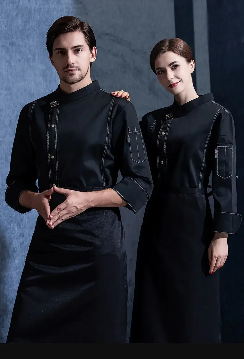 Krótki rękaw, odzież robocza dla szefa kuchni, oddychająca kurtka kucharska, odzież do gotowania, do restauracji, hotelu, kawiarni, salonu fryzjerskiego, dla kelnera, koszula robocza unisex z logo.