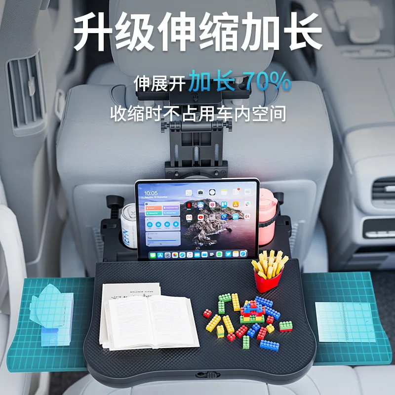 Tavolino mobile per auto, supporto per laptop sul volante posteriore, scrivania da pranzo/lavoro