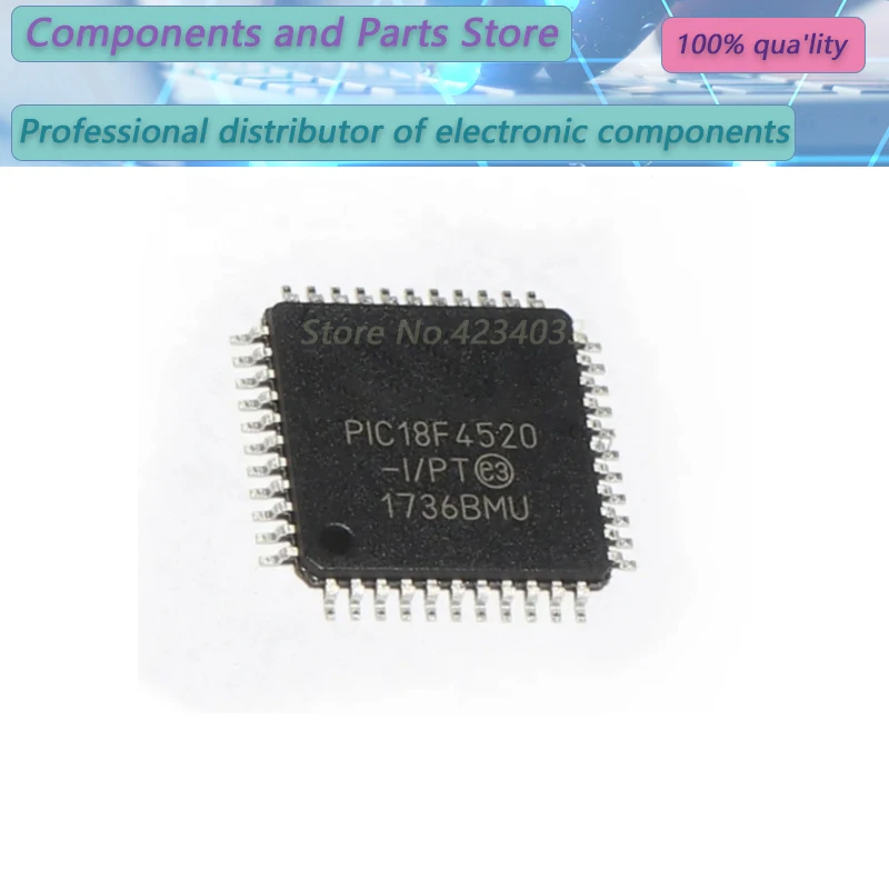 

10pcs 100% New PIC18F4520-I/PT PIC18F4520 PIC18F4 QFP44 Geïntegreerde Chip Originele Nieuwe