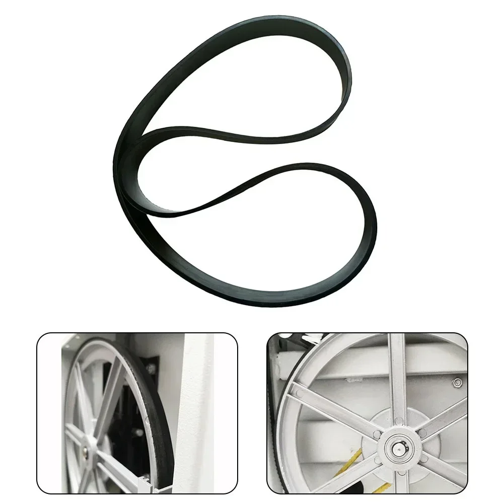 Imagem -05 - Band Saw Rubber Belt para Carpintaria Scroll Wheel Rubber Ring Acessórios para Ferramentas Elétricas Fit para Carpintaria 1719 Polegada 34.42 mm 1pc