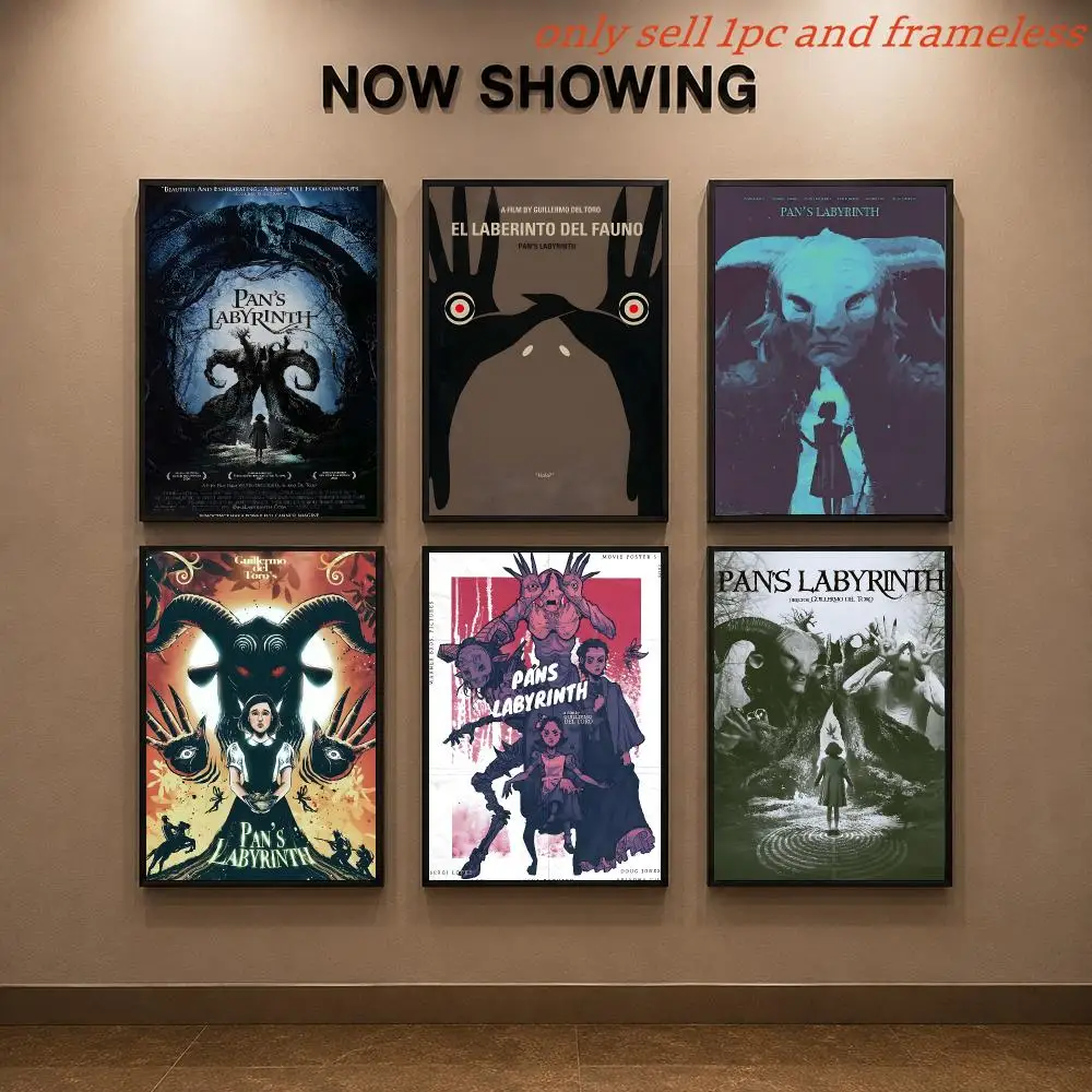 Fantasy Movie P-Pan's Labyrinth Poster Painting Prints Wall Art Picture Film Room Home Bar Cafe Decor Mural