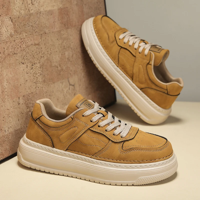 Vintage Washed Blue High-Street American Denim Casual Vulcanized Sneakers - Summer Breathable Canvas Low-Tops with Chunky Soles