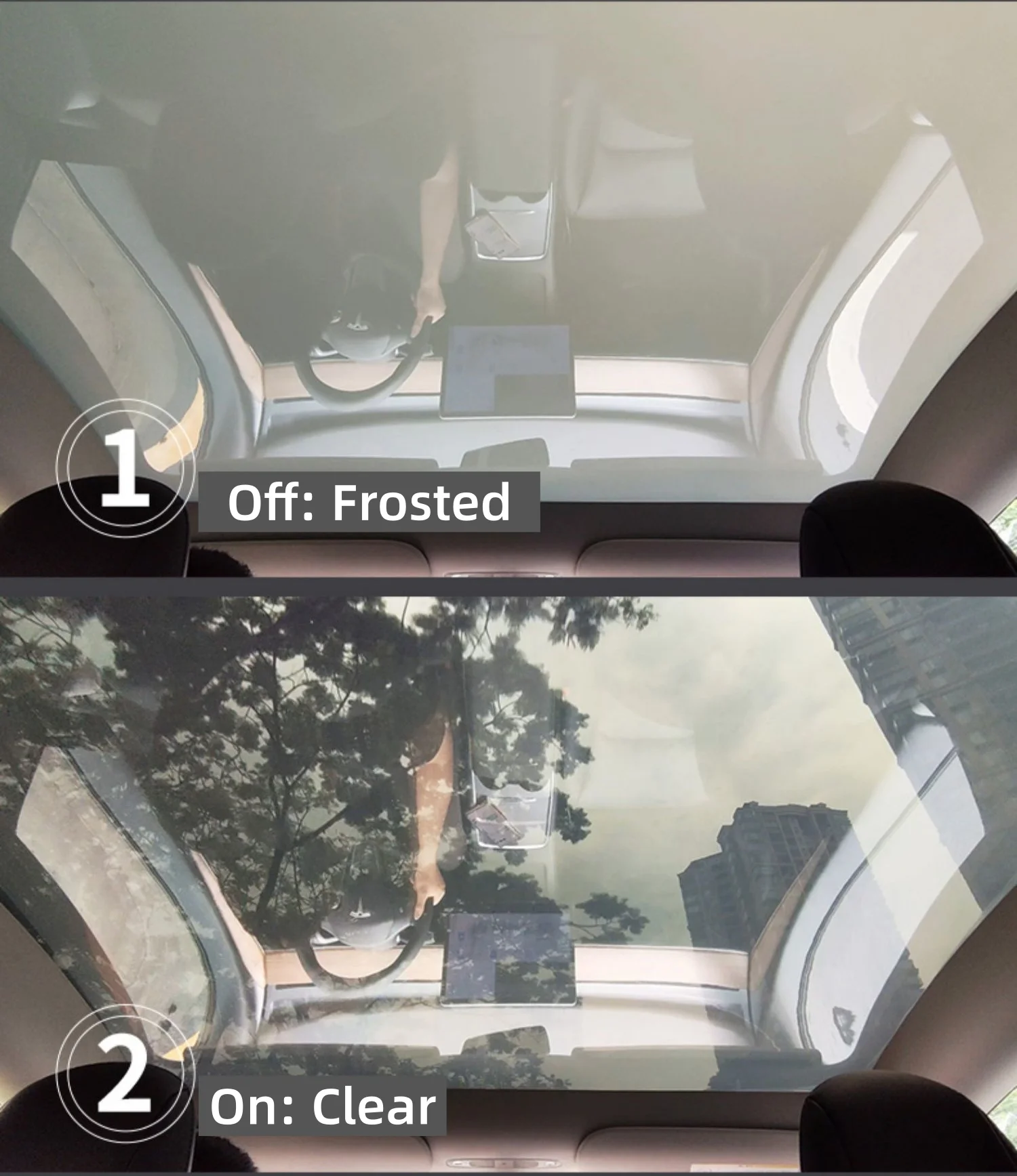 

Автомобильная смарт-пленка - защита от УФ-излучения и односторонняя конфиденциальность, идеально подходит для люков и окон, улучшите свой автомобиль