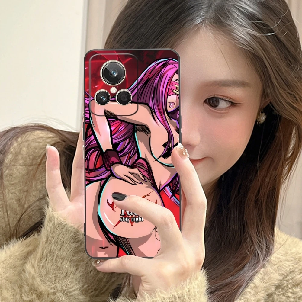 Fate Night Medusa Mobile Cell Phone Case for Realme GT 2 9i 8i 7i Pro X50 X2 C35 C21 C20 C11 C3 Black Soft Phone Cover Shell