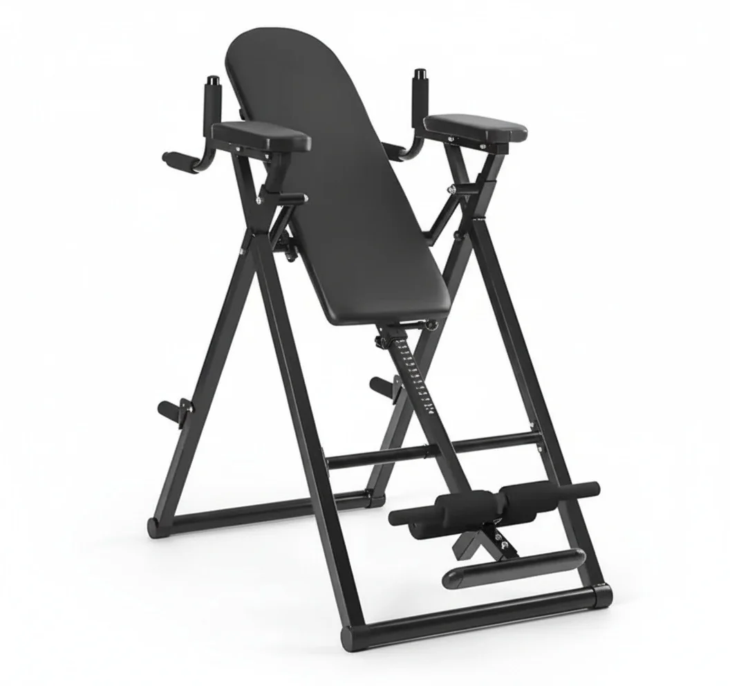 

Gravity Therapy Inversion Equipment, Alloy Steel 200 x 72 x 225 cm Inversion Bench, Home Exercise Table, Back Care Machine