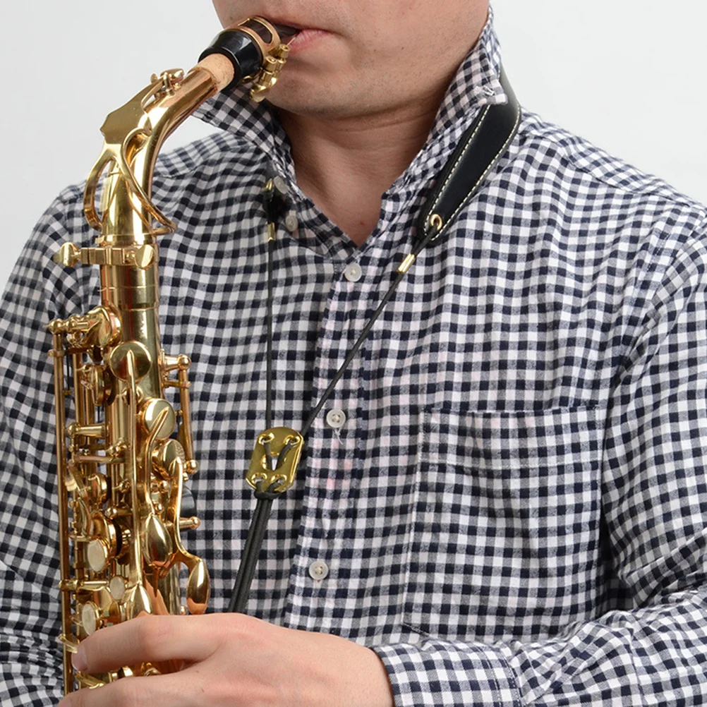 

Saxophone Strap Neck for Alto Tenor Straps Belt Skin Lanyard Professional Shoulder