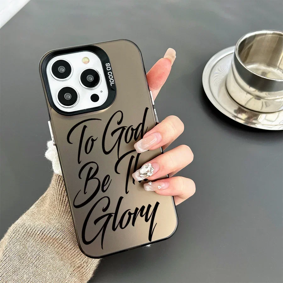 

Jesus Holy Bible Laser Case for iPhone 16 12 13 mini 11 14 15 Pro Max XR Xs 7 8 Plus Hard IMD Plastic Shockproof Cover