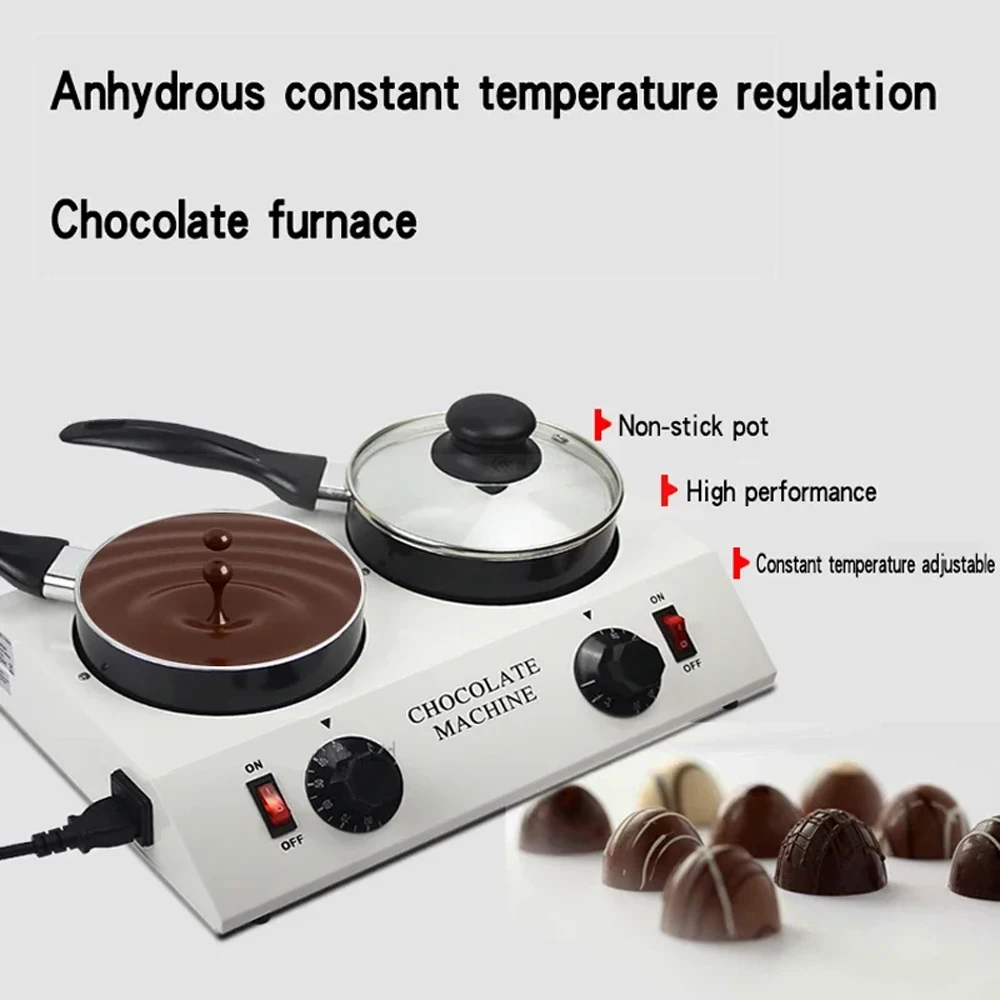 Household 220V Constant Temperature Electric Chocolate Melting Pot Butter Melter DIY Baking Chocolate Heating Machine