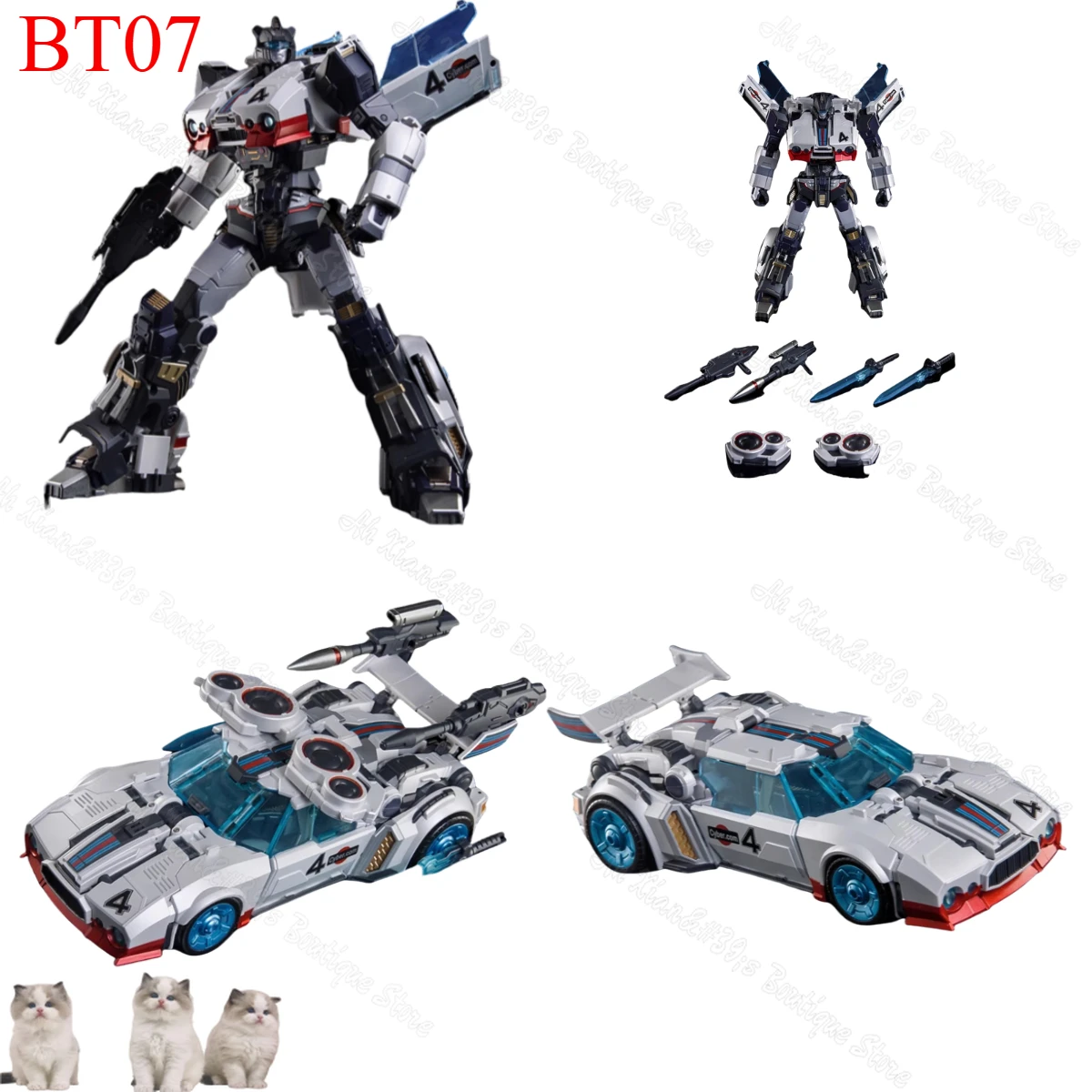 [Envío de 24 horas] juguetes transformados Bingotoys BT07 BT-07 Jezzy Jazz coche figura de acción Robot