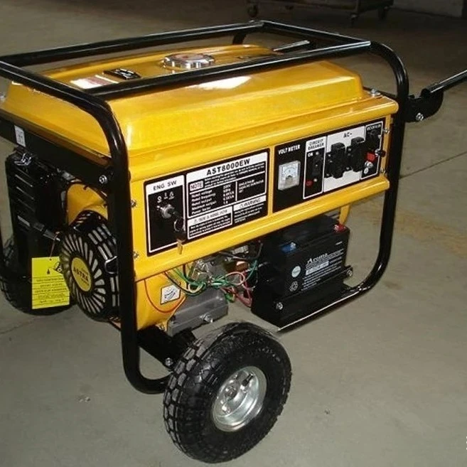 Electric starter generator with wheel handle Home field