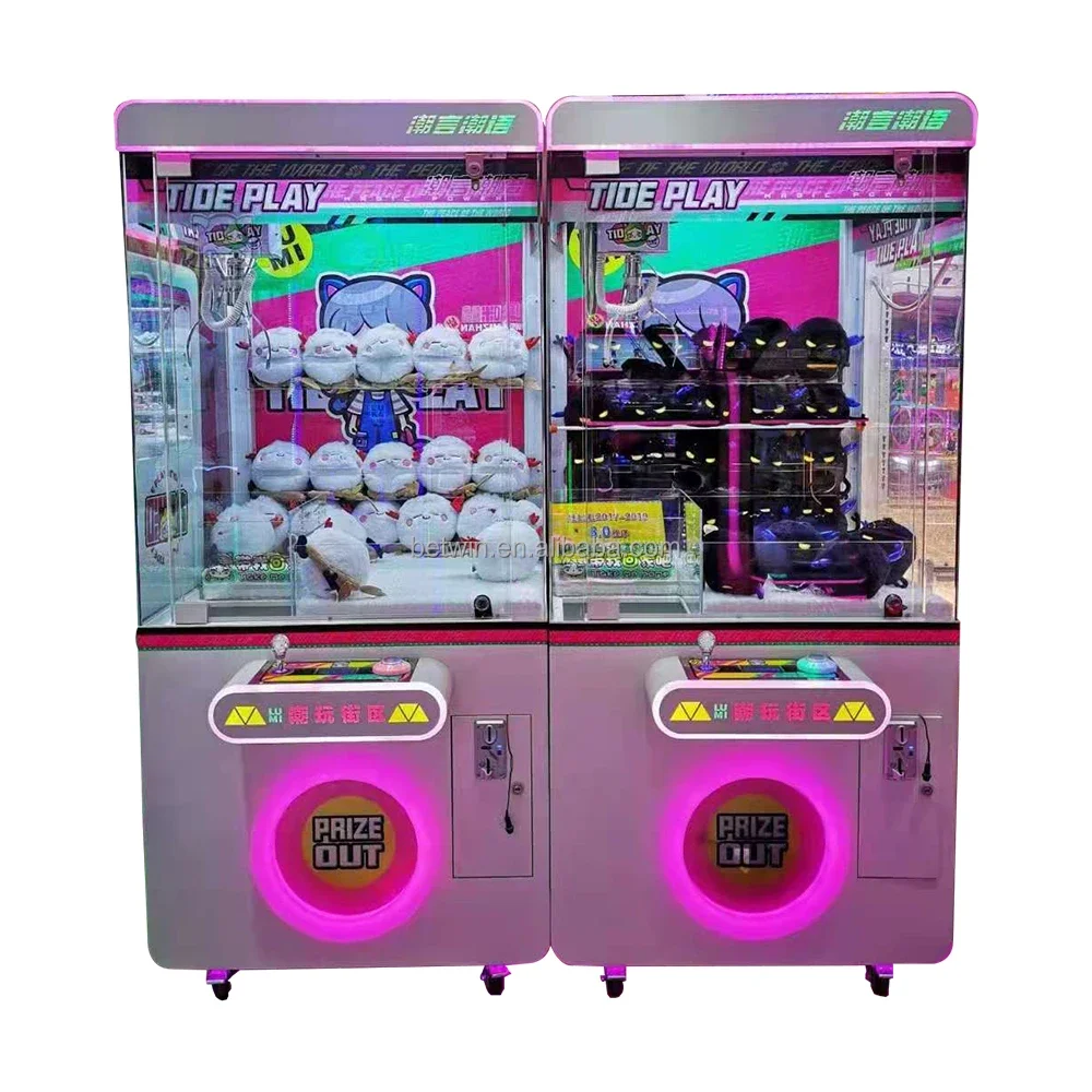 Game Center Vending Candy Claw Machine For Pick And Pick Doll Claw Crane Machine