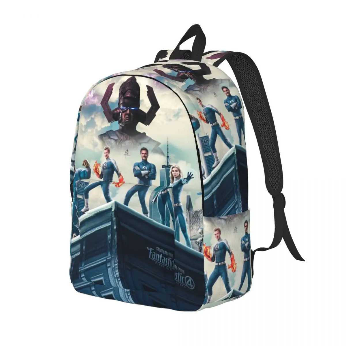 Fantastico zaino Cool Four Team Up, leggero, per lavori scolastici, fumetti, cartoni animati, per uomo e donna, borsa a tracolla per college