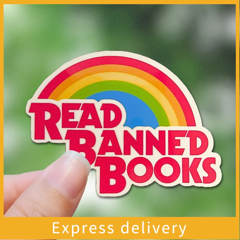 

Best Sellers!/Read Banned Books/Premium Die-Cut Vinyl Stickers/Multiple Sizes/Free Shipping/Waterproof/Book Lover Gifts/Nerds