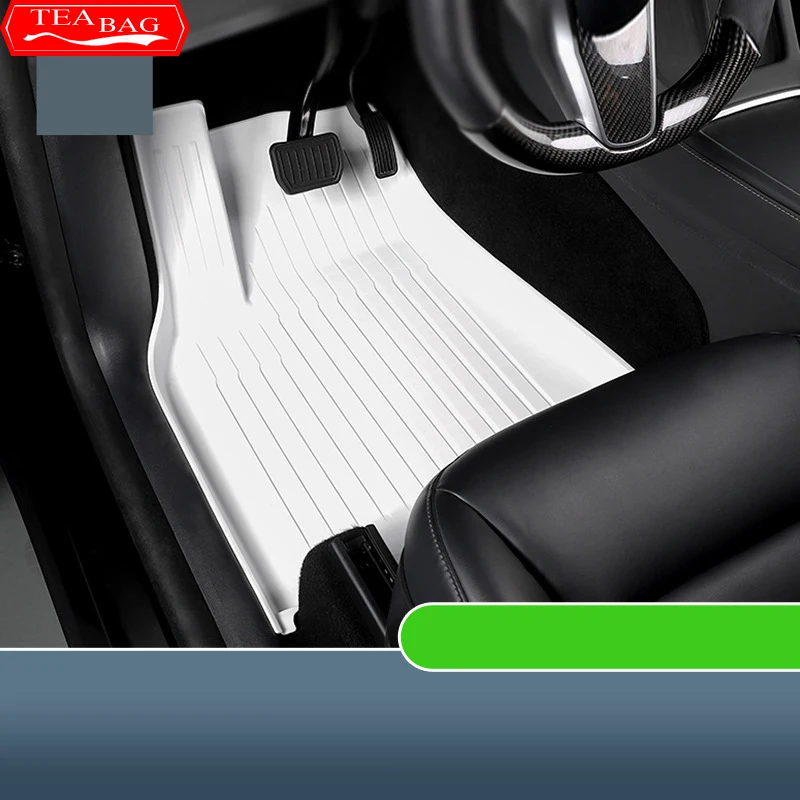 For Tesla Model 3 Model Y 2021-2024 Car Styling Floor Mats Special TPE Material Waterproof Trunk Mat Auto Interior Accessories