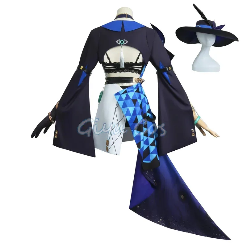 Honkai 스타 레일 옥 코스프레 의상 성인 카니발 유니폼 애니메이션 할로윈 파티 의상 가장 무도회 여성 게임