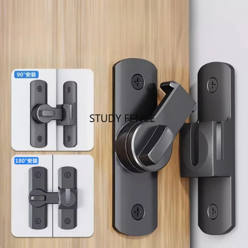 

1 шт., дверная защелка из алюминиевого сплава, дверная пряжка, раздвижная пряжка, противоугонная дверная пряжка, фурнитура, аксессуары, установка для сверления