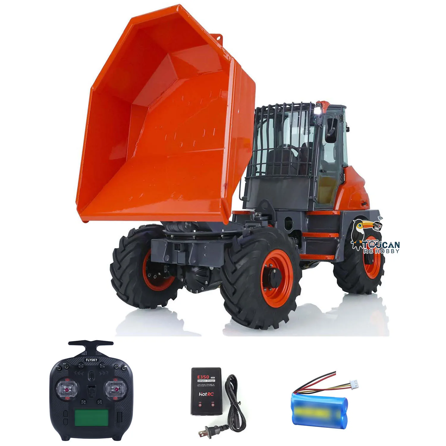 1/14 LESU Aoue 6MDX RC Hydraulic Dumper Truck Remoted Toucan Ready to Run Loader Construction Vehicle Toys Model Lock Diff Axles