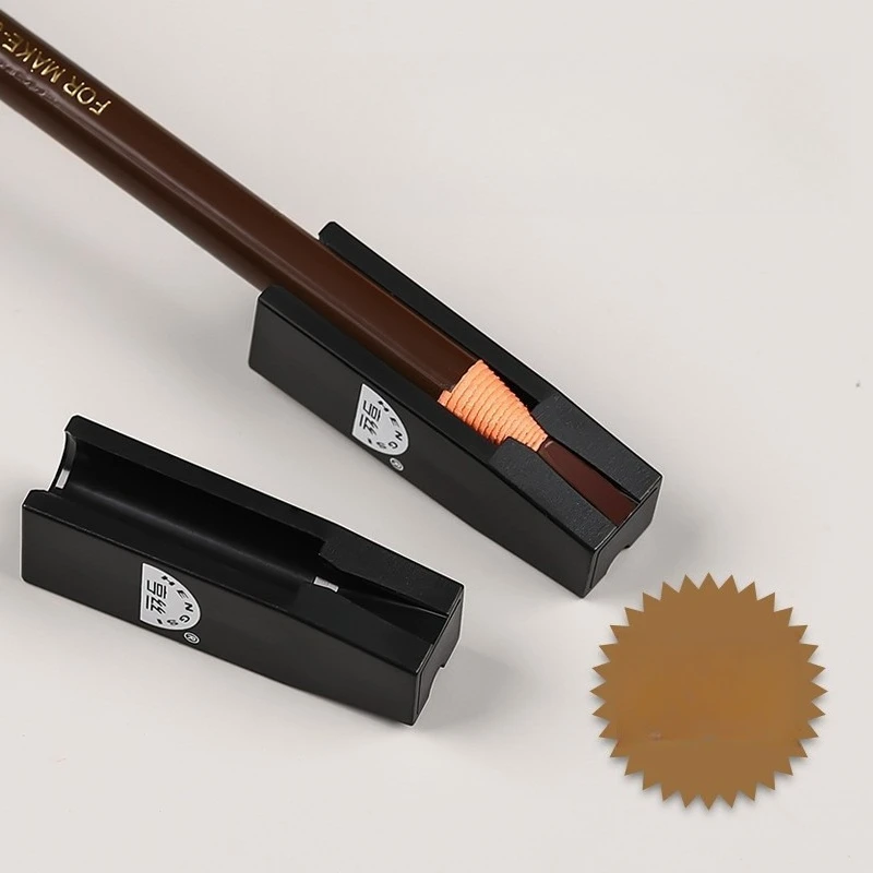 Eyebrow Pencil Sharpener Duckbill Design No Blade Safe 1pc ABS Plastic Beginner-Friendly for Eyeliners Makeup Pencils Essential