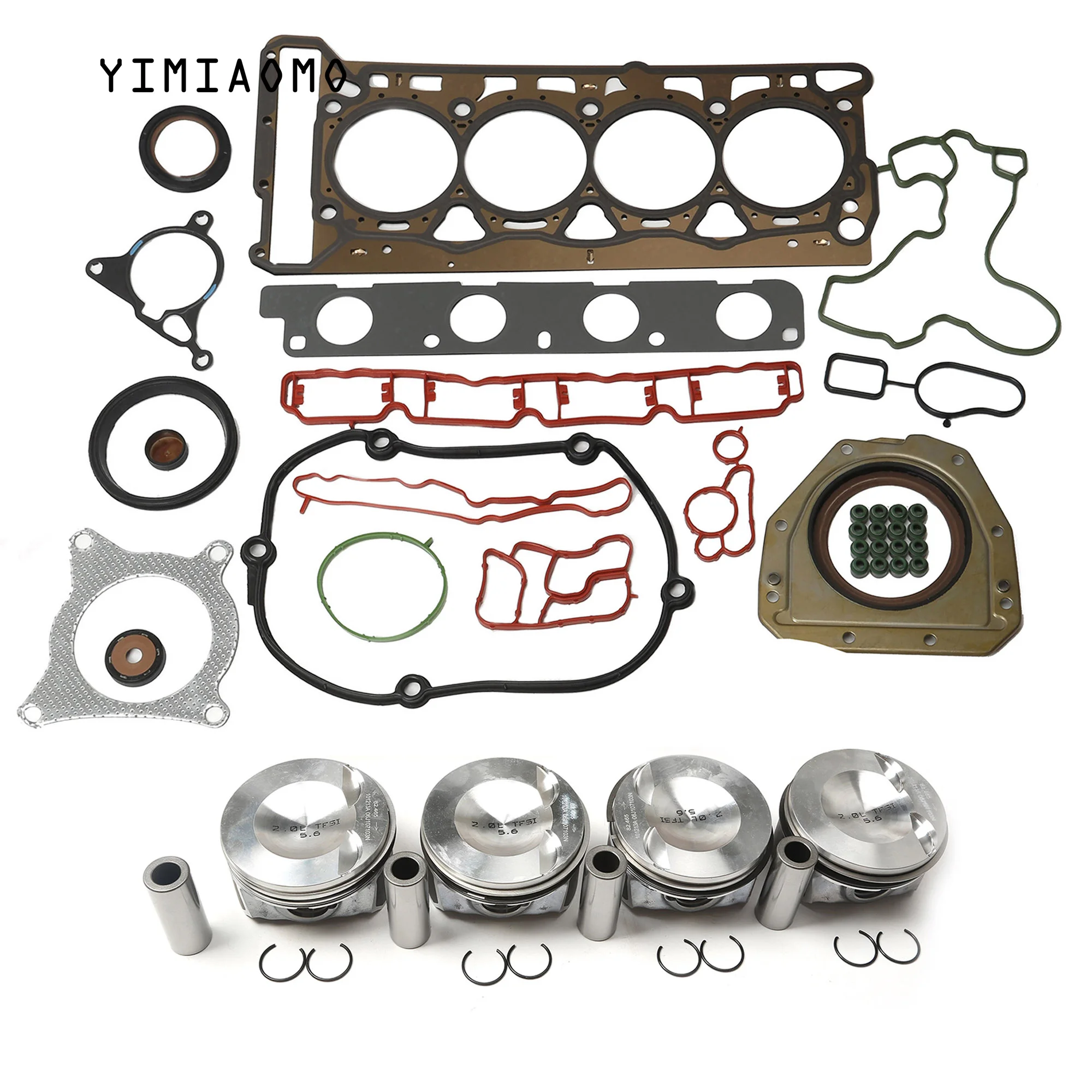 

06H107065BE Engine Pistons And Repair Kit For Audi A3 2.0 TFSI Q3 VW Beetle Golf Jetta Skoda Octavia Seat Alhambra 06H103383AD