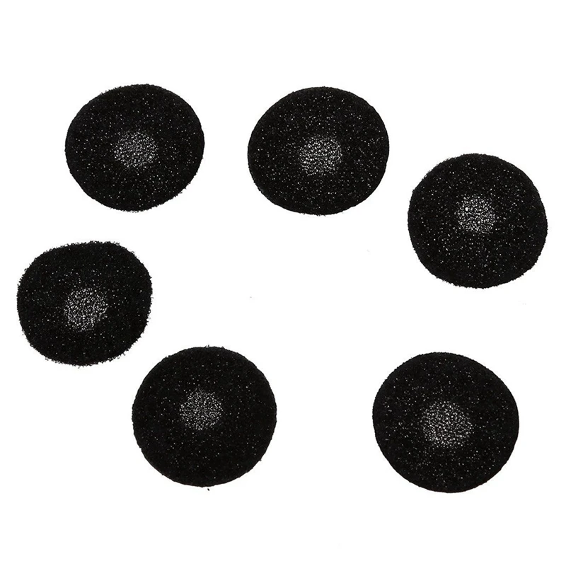 New 1000 Pcs Black Sponge Earbud Headphone Cap Ear Pads Cover Replacement