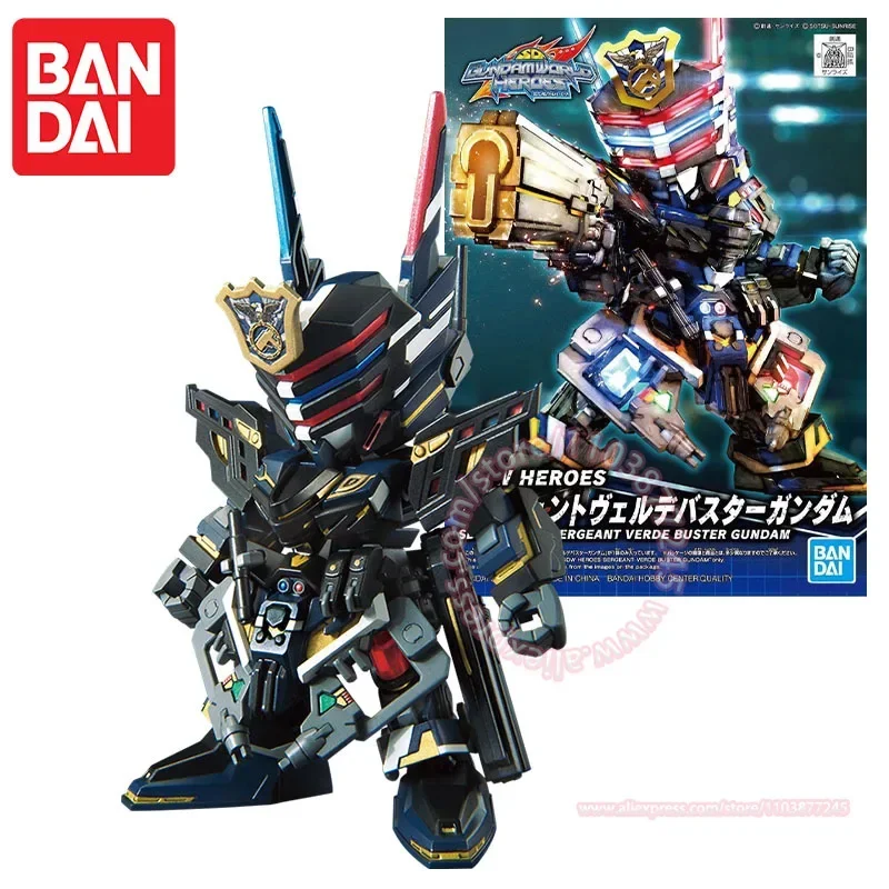 BANDAI SDW HEROES SERGEANT VERDE BUSTER GUNDAM Assembled Model Desktop Ornaments Children's Toys Christmas Gift Peripherals