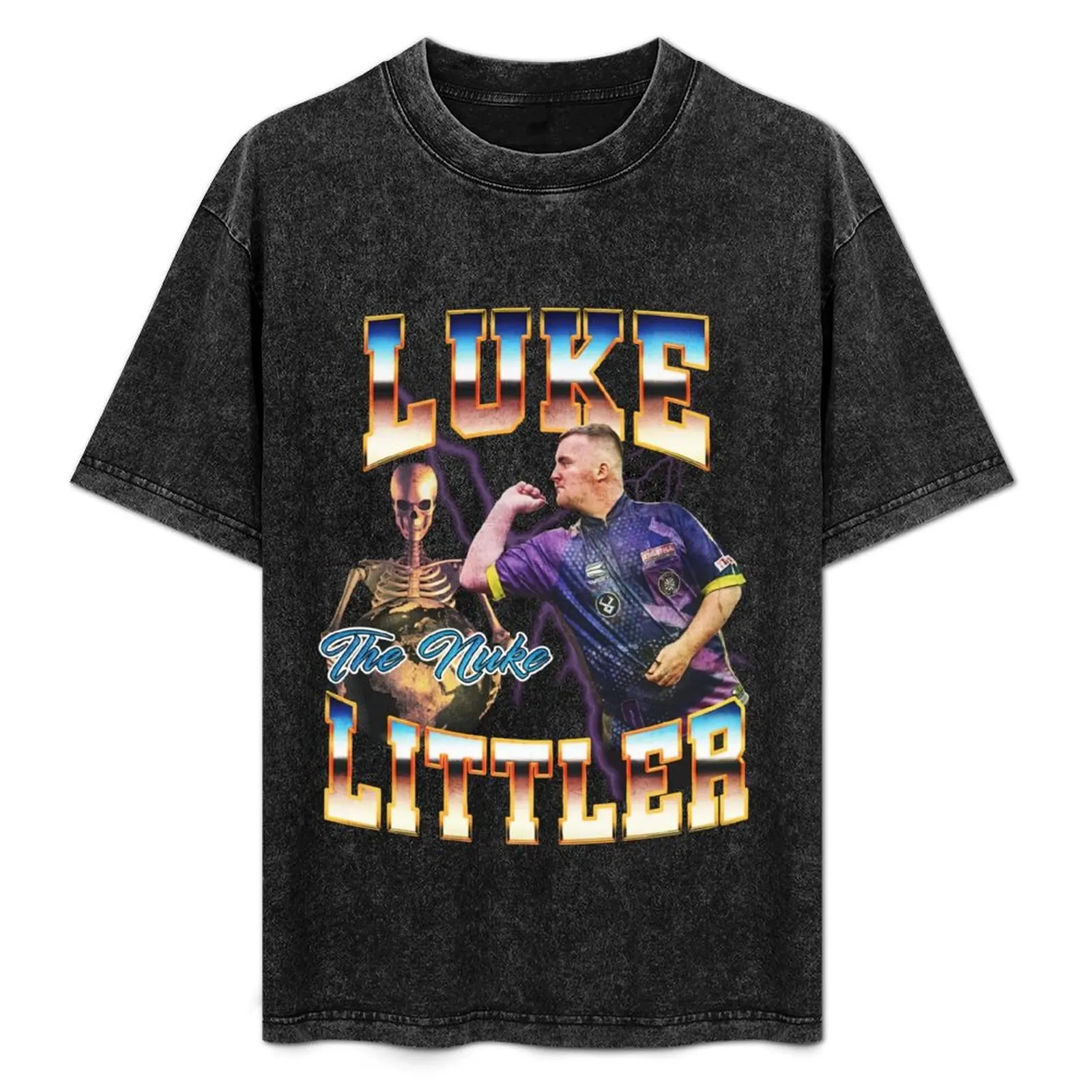 Luke Littler retro darts T-Shirt man t shirt graphic t shirt vintage designer shirts workout shirts for men